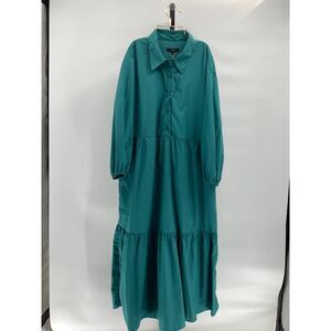Quince Poplin Midi Tunic Dress